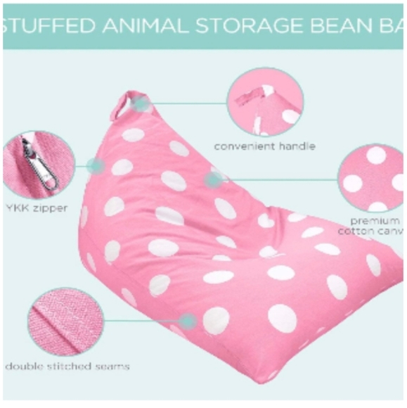 STUFF ANIMAL BEAN BAG LOUNGER - Picture 2 of 12